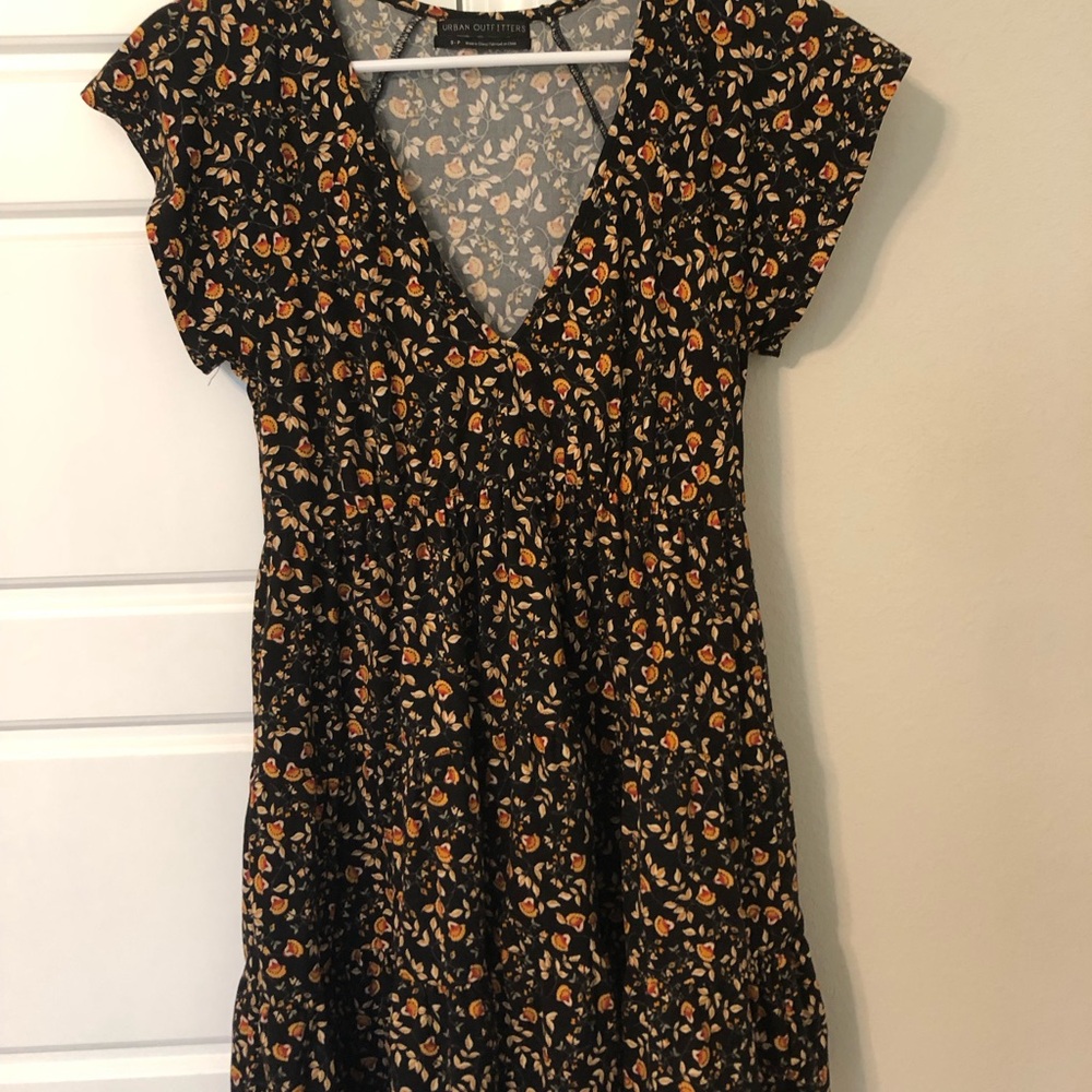 Urban Outfitters Floral V-Neck Dress